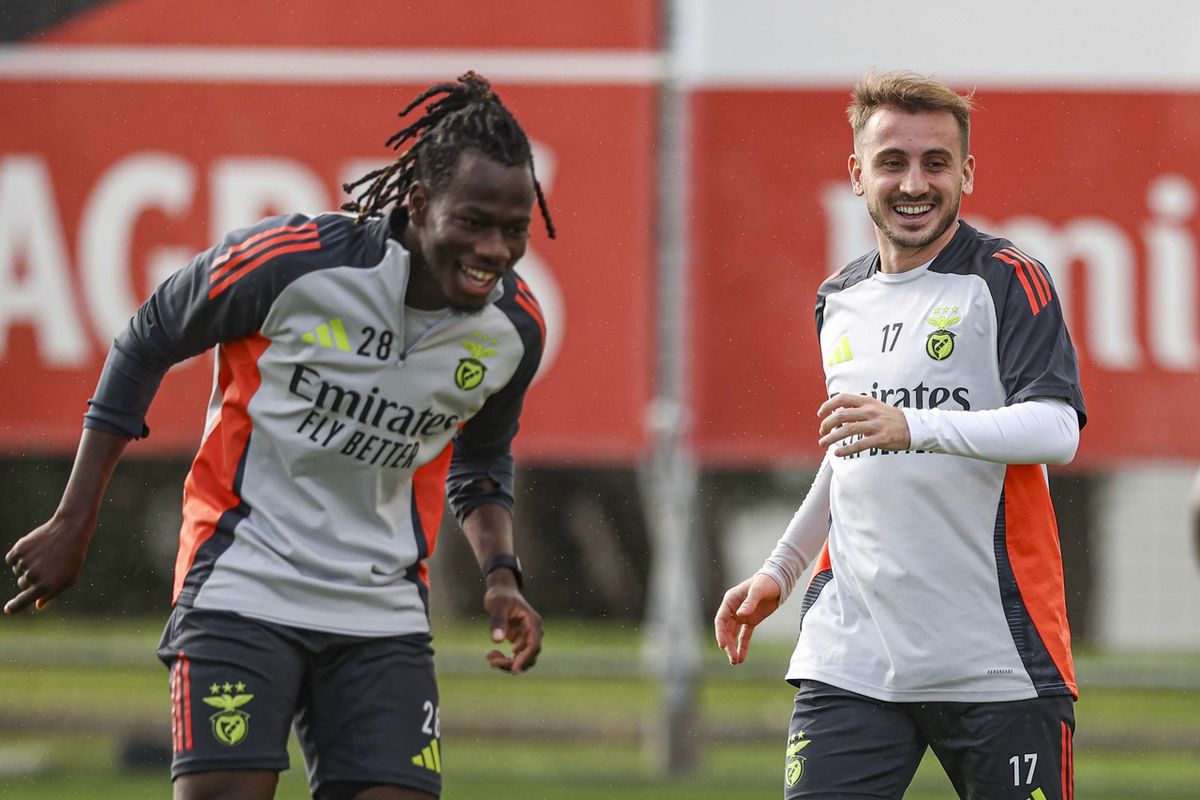 Benfica mostra treino para a Taça (fotos)