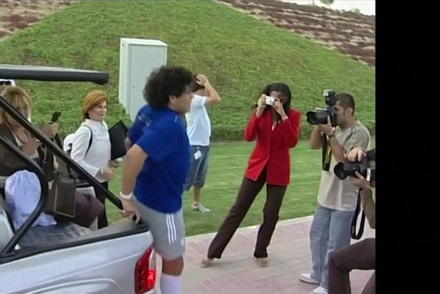 Imagens nunca vistas de Maradona