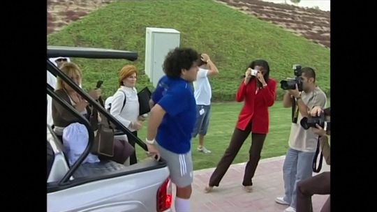 Imagens nunca vistas de Maradona