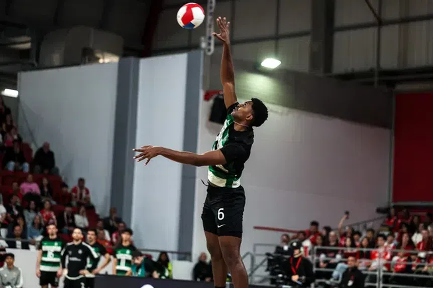 Kelton Tavares selou a vitória em S. Mamede Infesta. Foto Sporting