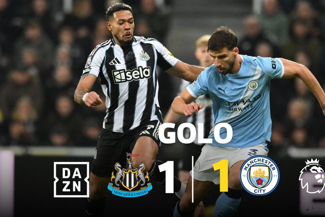 Primeiro golo de Rúben Dias esta época valeu pouco ao City