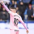 Festejo de Iago Aspas no confronto com o Alavés