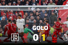 Murillo gela Anfield e dá vantagem ao Forest