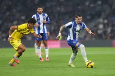 Borja Sainz marcou o primeiro do FC Porto. Um grande golo! - FOTO CATARINA MORAIS