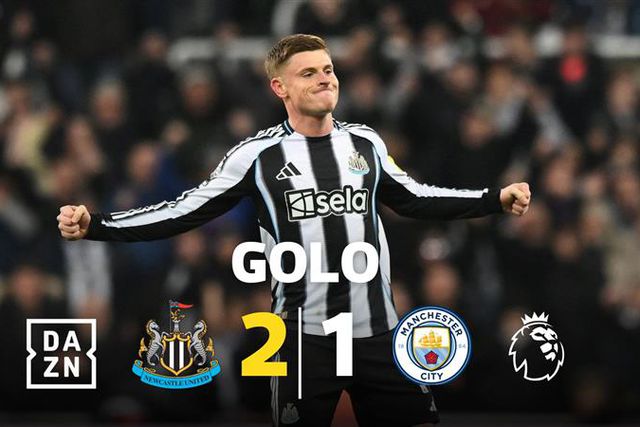 Harvey Barnes festejou o bis ao ritmo dos protestos do City