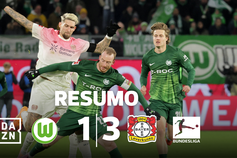 Grimaldo assiste e Leverkusen impõe nova derrota ao Wolfsburgo (resumo)
