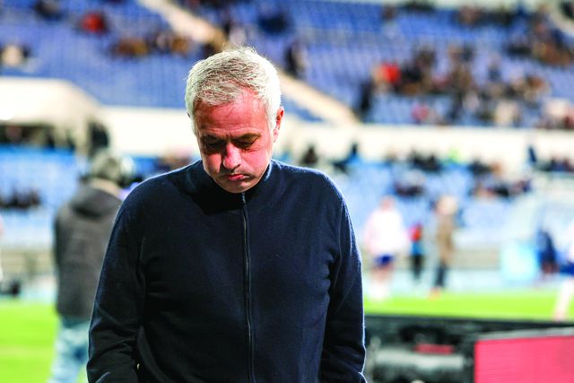 José Mourinho, treinador do Benfica desde setembro, quando substituiu Bruno Lage - Foto: Imago