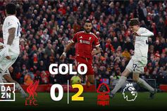 A segunda parte não começou nada bem para o Liverpool