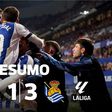 Gonçalo Guedes marca e Real Sociedad vence em Pamplona (resumo)