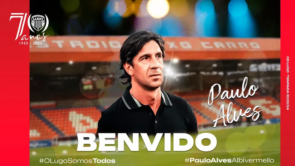 Oficial: Paulo Alves é o novo treinador do Lugo