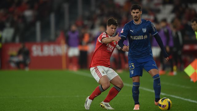 Gil Dias no Benfica-Famalicão - Foto: MIGUEL NUNES