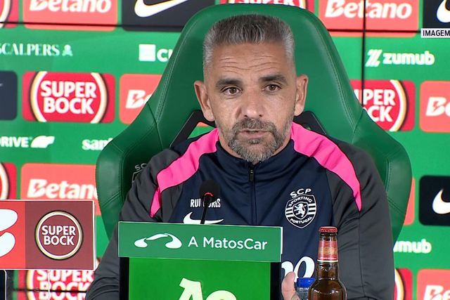 Rui Borges, 44 anos, treinador do Sporting