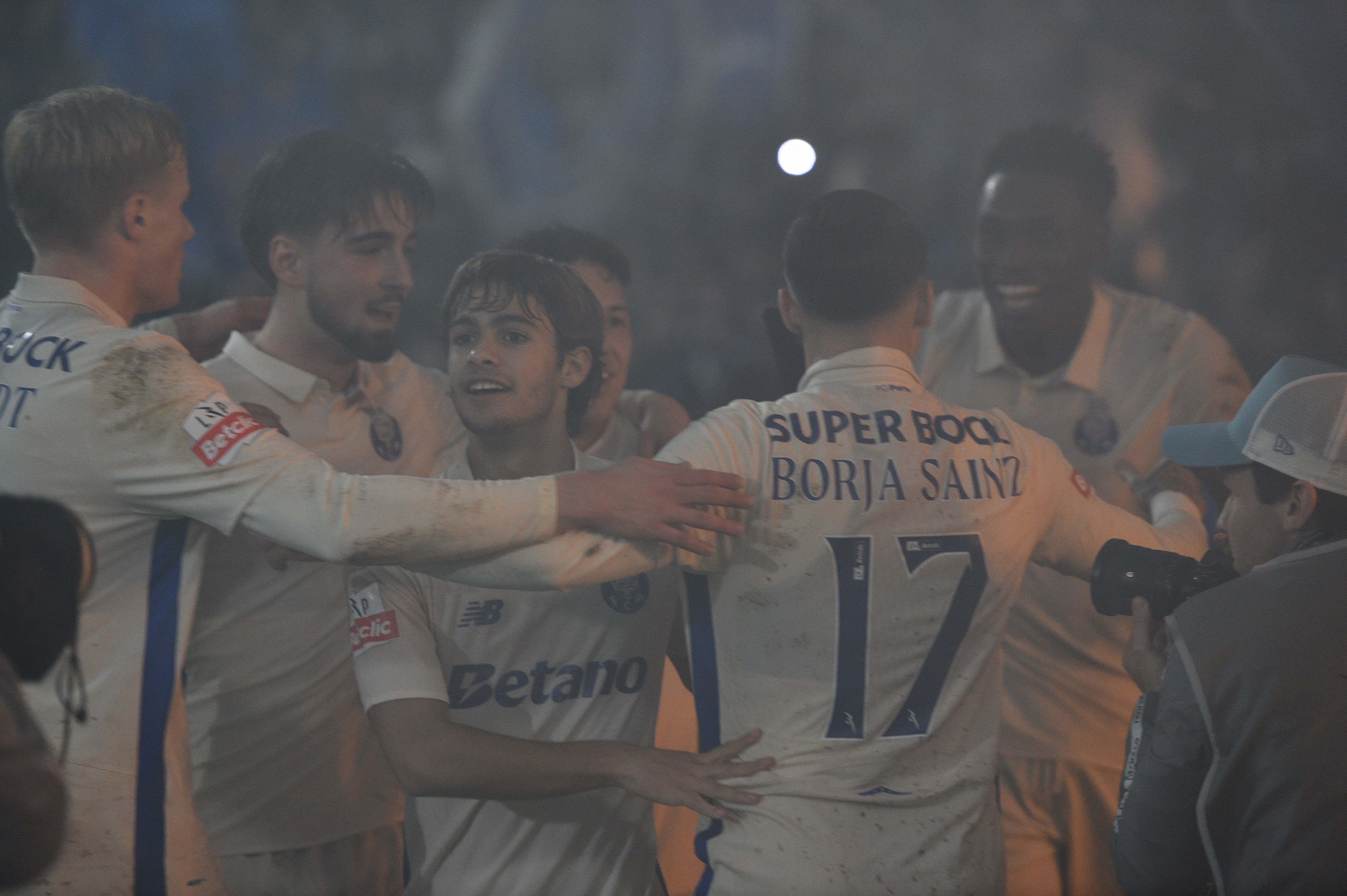 Festejos do FC Porto depois do golo de Borja Sainz - Foto: Sérgio Miguel Santos