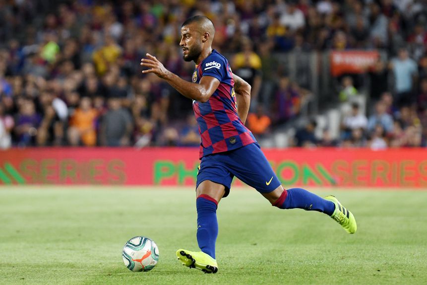 Rafinha Alcântara com a camisola do Barcelona
