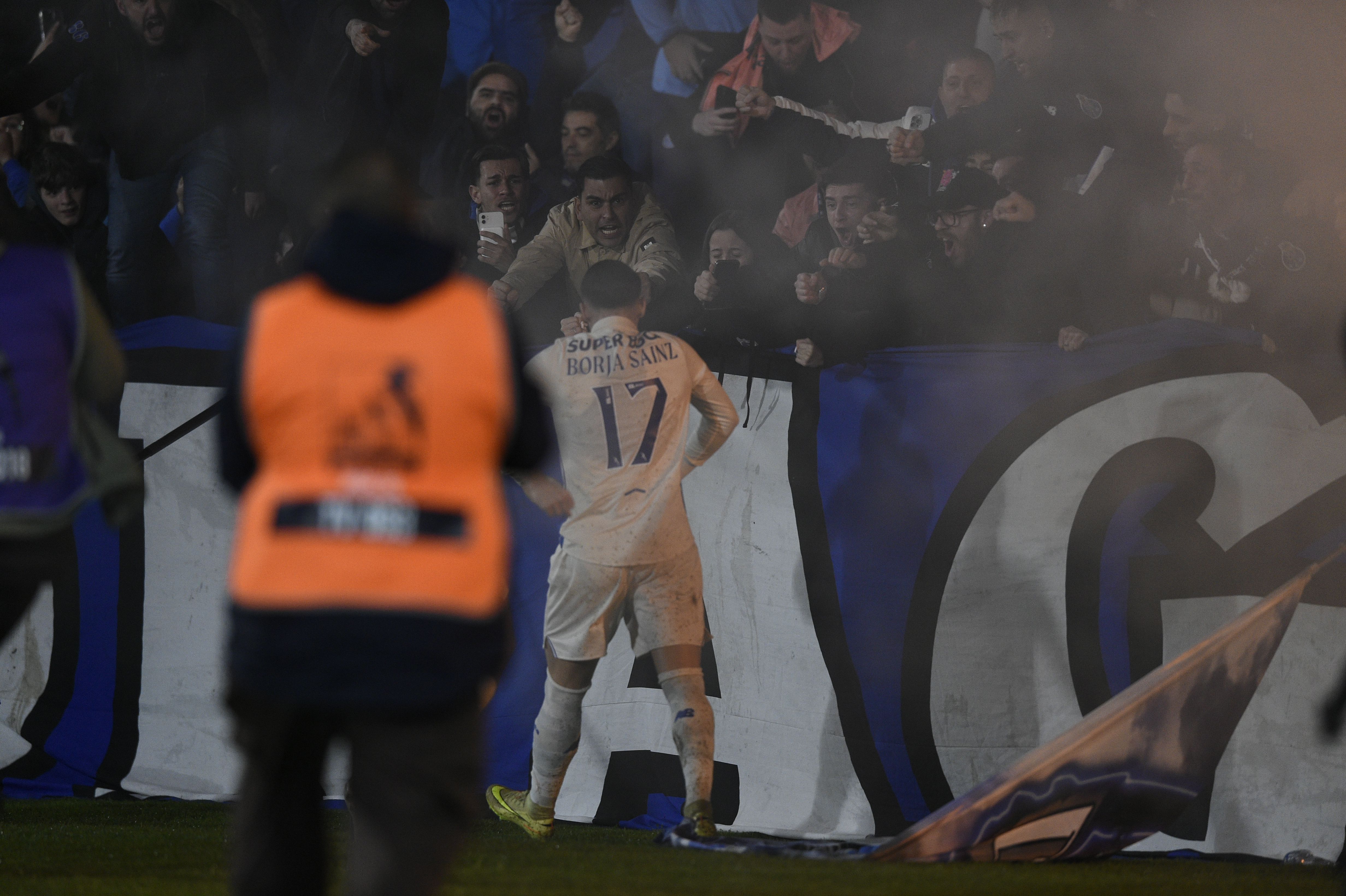 Borja Sainz inaugurou o marcador em Alverca - Foto: Sérgio Miguel Santos