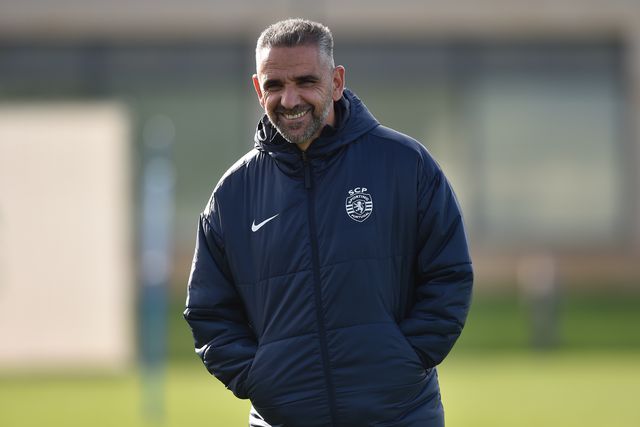 Rui Borges, treinador do Sporting (Foto: MIGUEL NUNES)