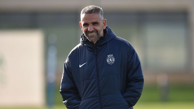 Rui Borges, treinador do Sporting, 44 anos (Foto: MIGUEL NUNES)