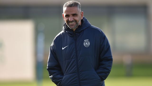 Rui Borges, treinador do Sporting, 44 anos (Foto: MIGUEL NUNES)