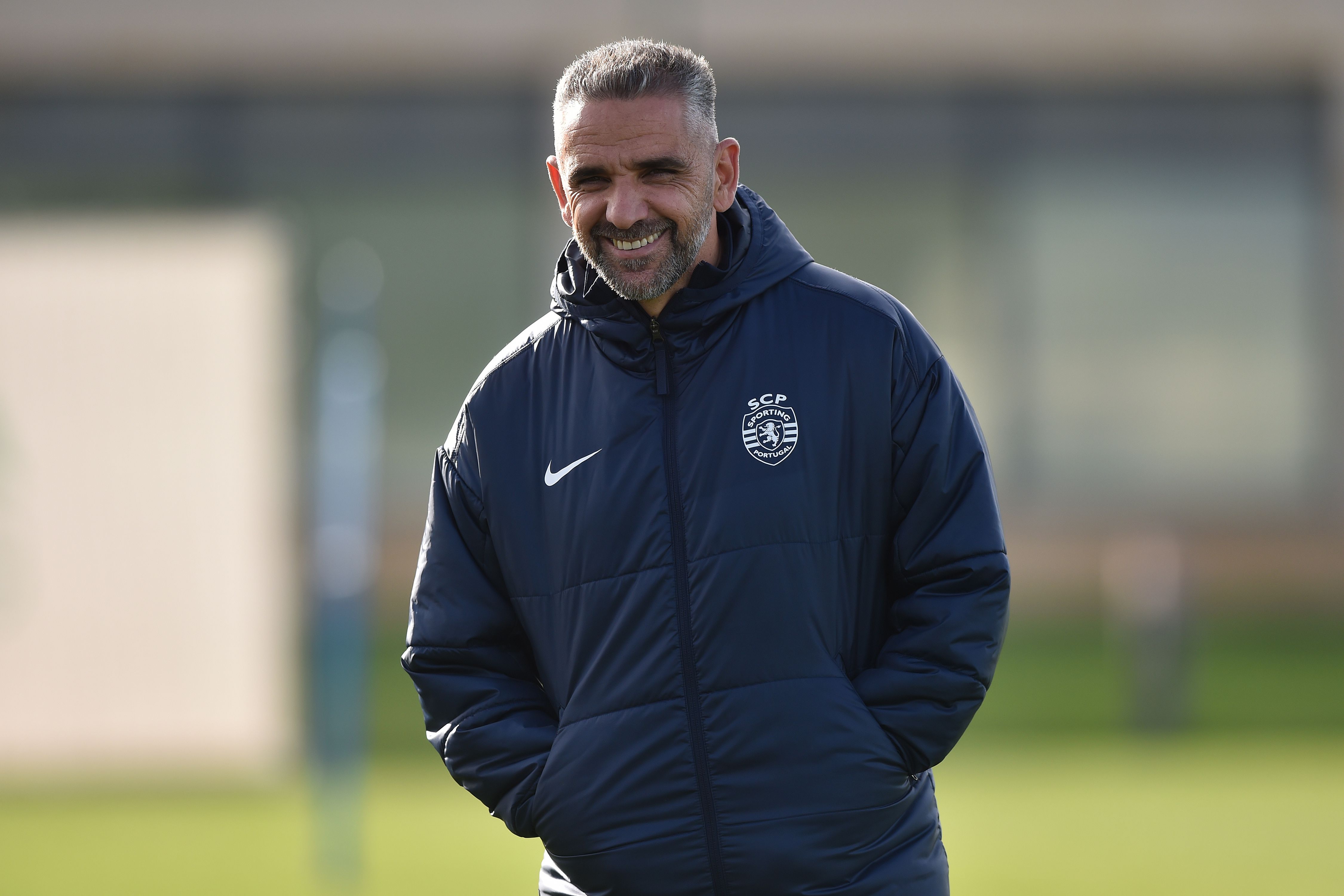 Rui Borges, treinador do Sporting, 44 anos, deu entrevista à Sporting TV - Foto: MIGUEL NUNES