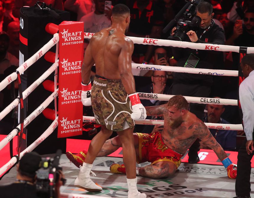 Anthony Joshua venceu Jake Paul