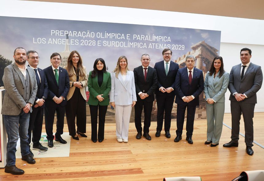 Governo e comités formalizam contratos-programa para Los Angeles-2028 e Atenas-2029 (foto COP)