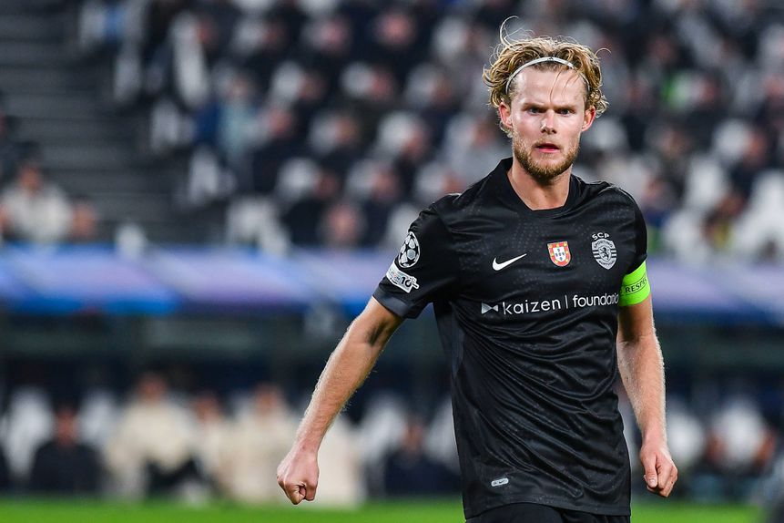 Hjulmand voltou a impressionar italianos no recente Juventus-Sporting (Foto IMAGO)