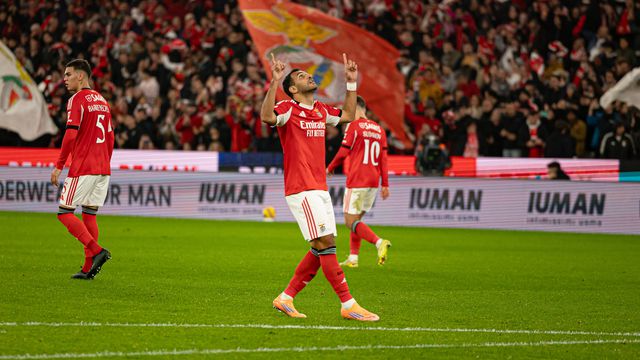 Pavlidis marcou o único golo do jogo na Luz