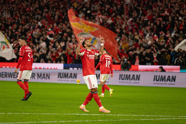 Pavlidis marcou o único golo do jogo na Luz