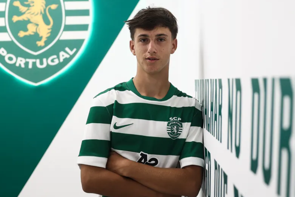 João Afonso Rodrigues chegou esta temporada do V. Guimarães (Foto Sporting CP)