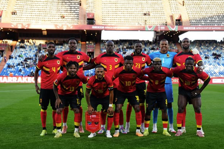 Equipa de Angola frente à África do Sul - Foto: FAF