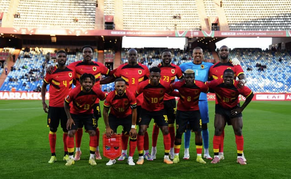 Equipa de Angola frente à África do Sul - Foto: FAF