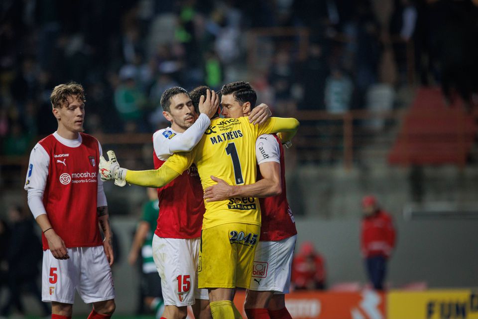 Destaques do SC Braga: nos ferros e nas mãos de Matheus estava a poção que fez de Ruiz o herói