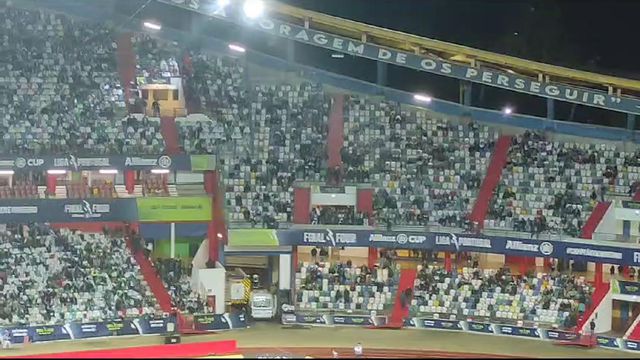 Bancadas ainda a 'meio gás' para o SC Braga-Sporting