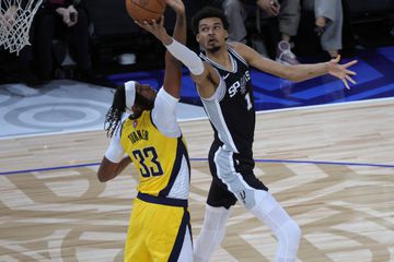 MVP! MVP! MVP! Wemby levou os franceses à loucura e os Spurs à vitória