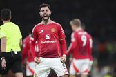 Bruno Fernandes a festejar o segundo golo do Manchester United no encontro