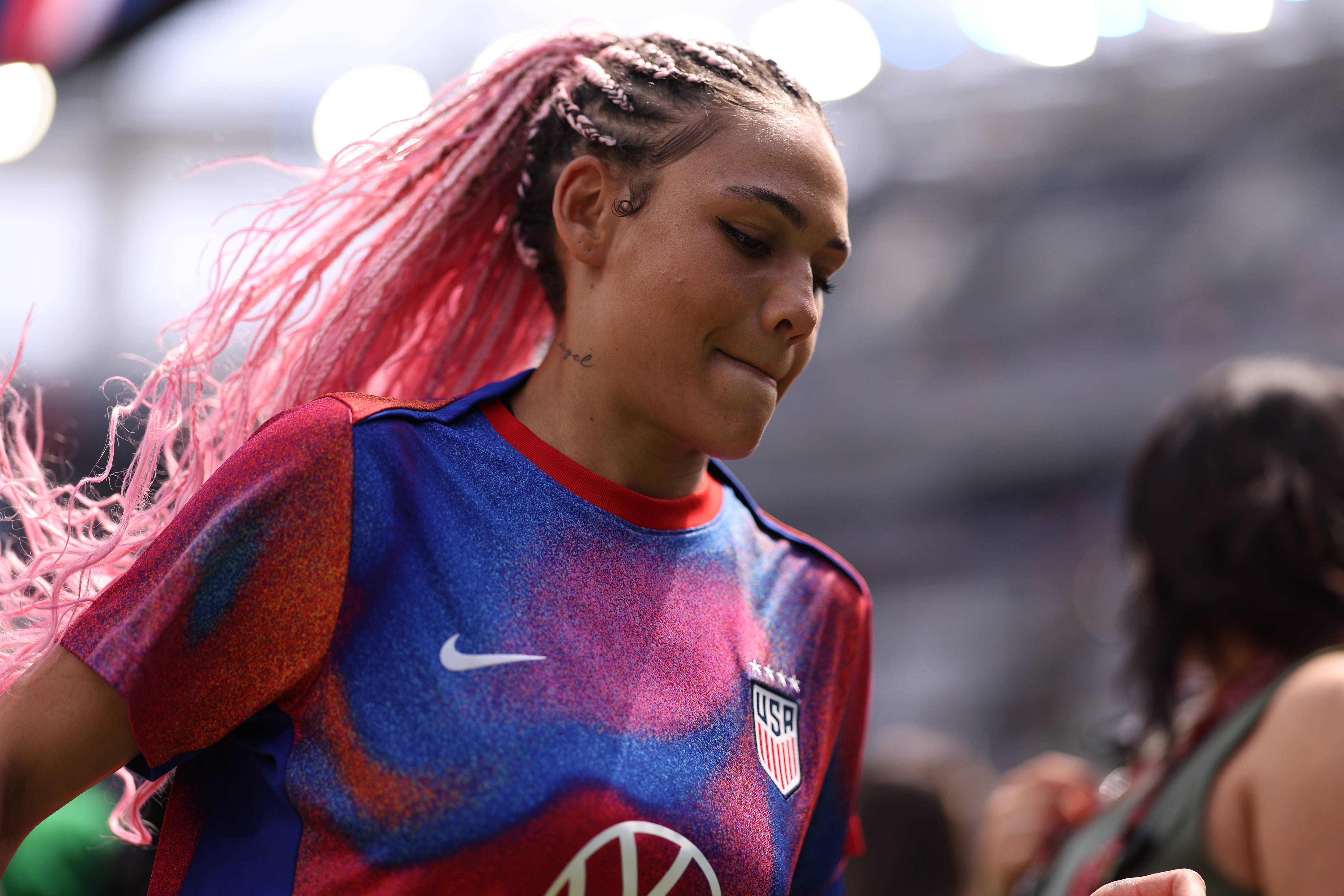 Trinity Rodman, futebolista norte-americana filha de Dennis Rodman - Foto: IMAGO