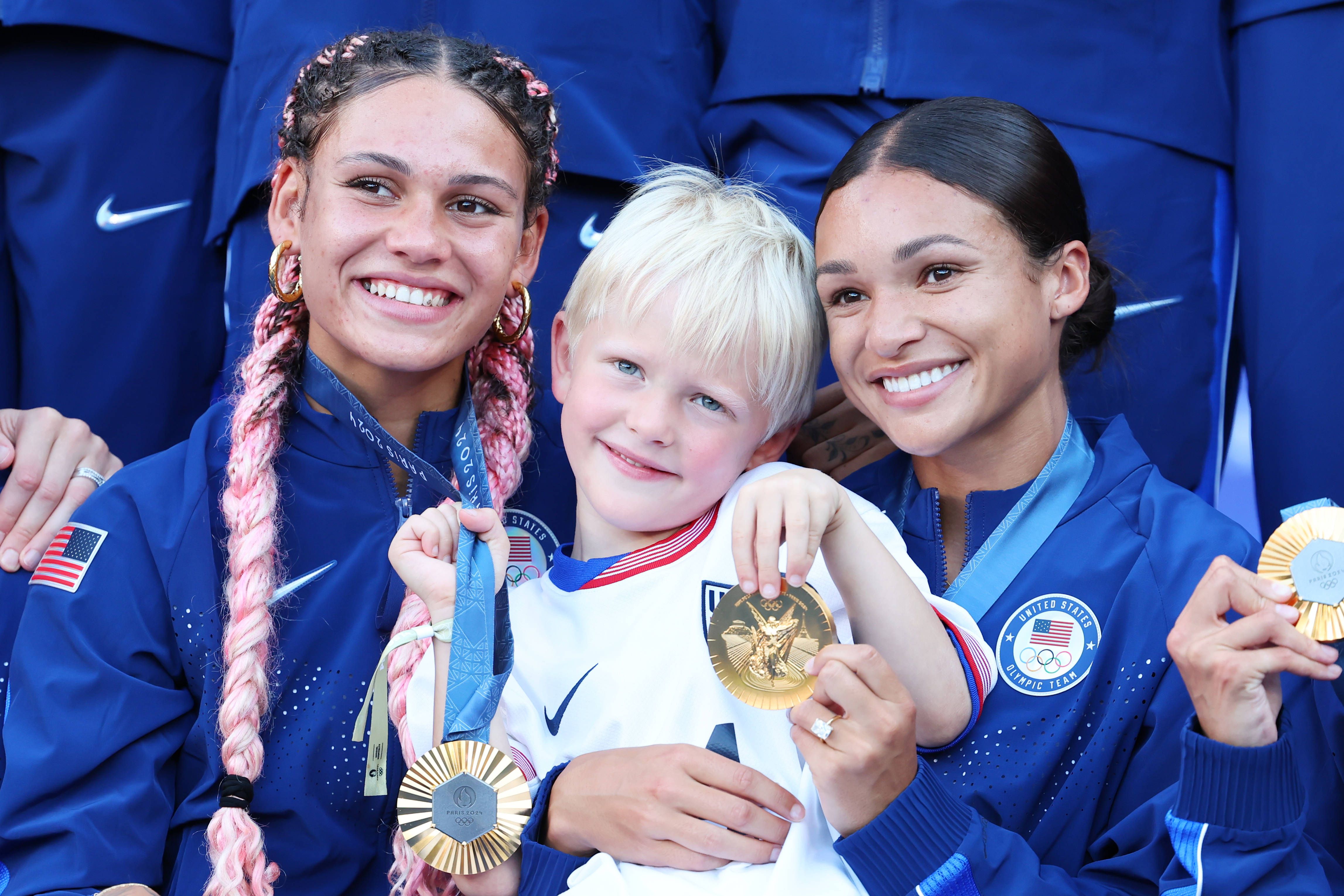 Trinity Rodman, futebolista norte-americana filha de Dennis Rodman - Foto: IMAGO