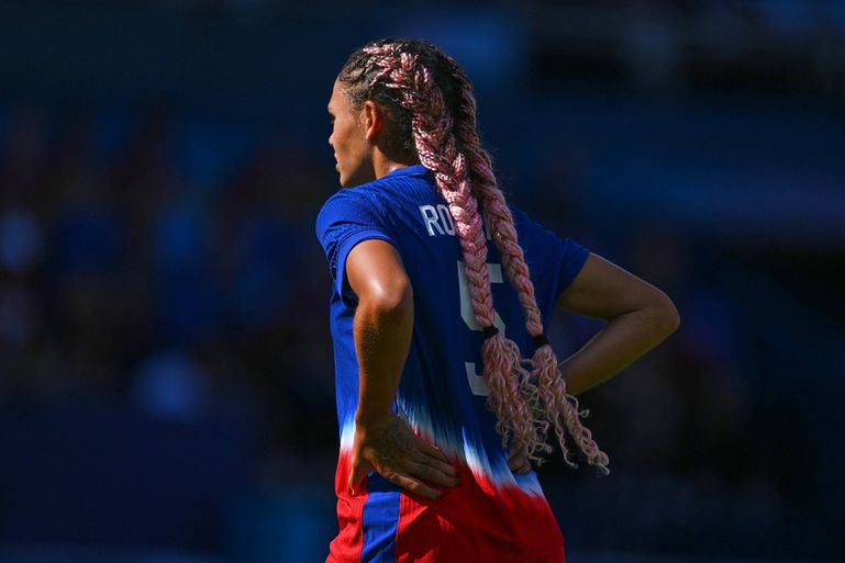 Trinity Rodman, futebolista norte-americana filha de Dennis Rodman - Foto: IMAGO