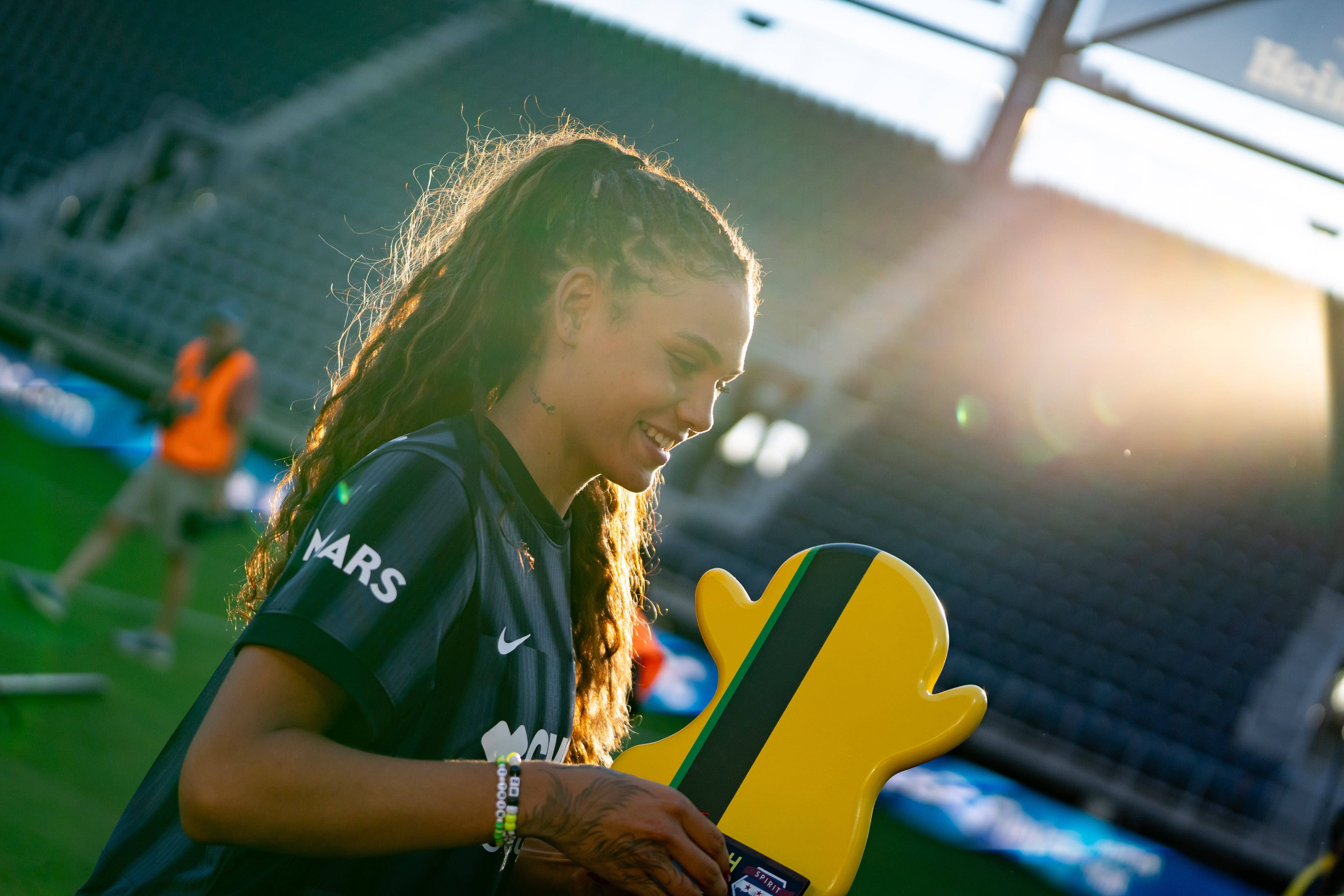 Trinity Rodman, futebolista norte-americana filha de Dennis Rodman - Foto: IMAGO