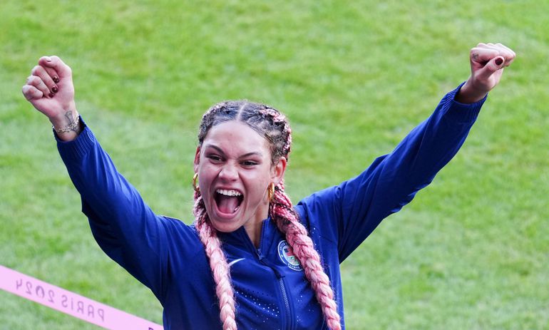 Trinity Rodman, futebolista norte-americana filha de Dennis Rodman - Foto: IMAGO