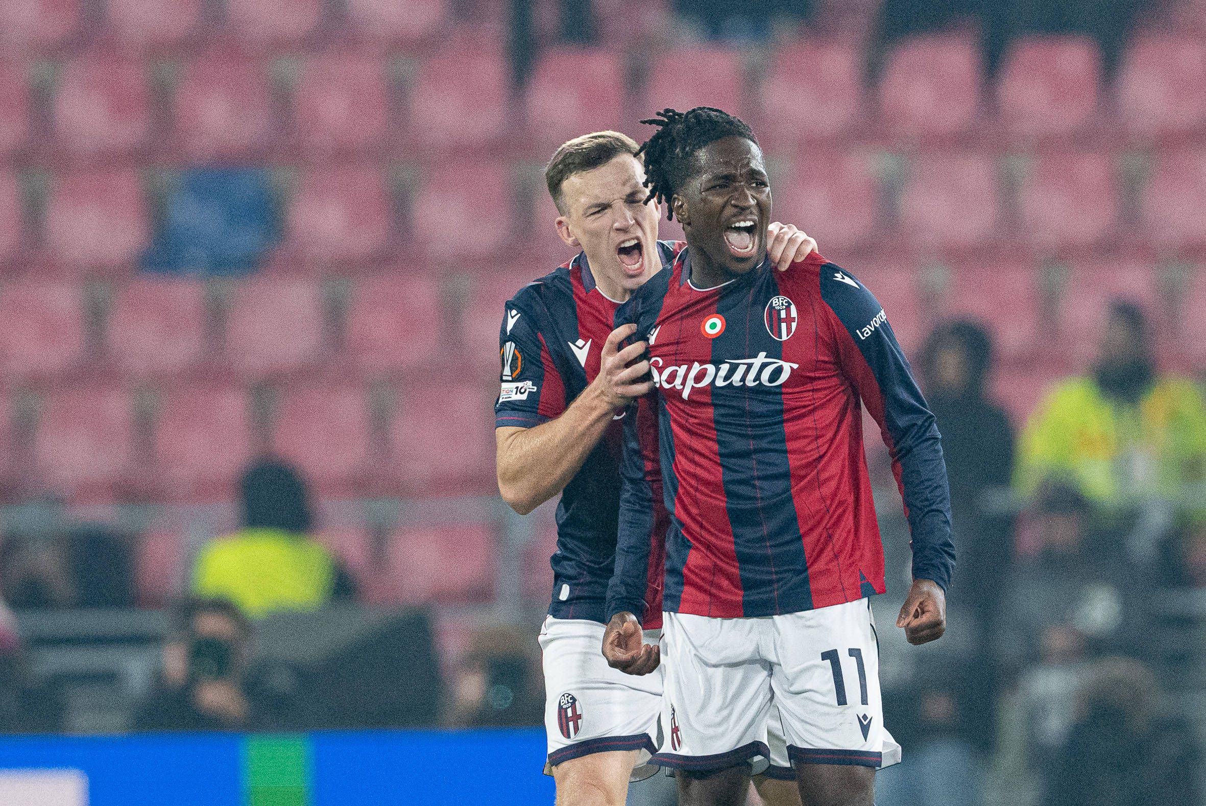 Bolonha está entre as equipas que ainda podem garantir a qualificação direta para os oitavos da Liga Europa e que, caso falhem o acesso direto, têm presença garantida no play-off da fase a eliminar - Foto: IMAGO