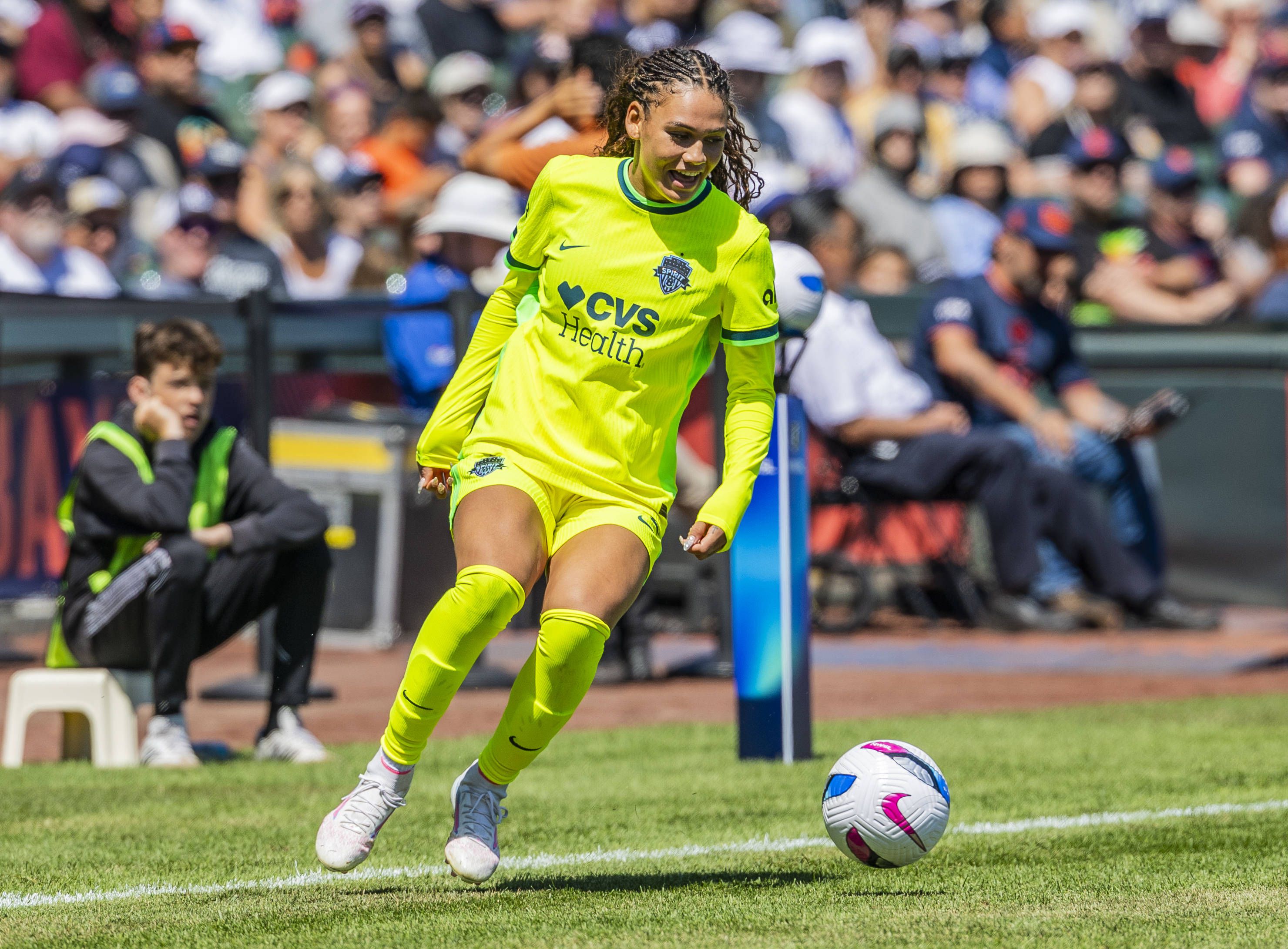 Trinity Rodman, futebolista norte-americana filha de Dennis Rodman - Foto: IMAGO