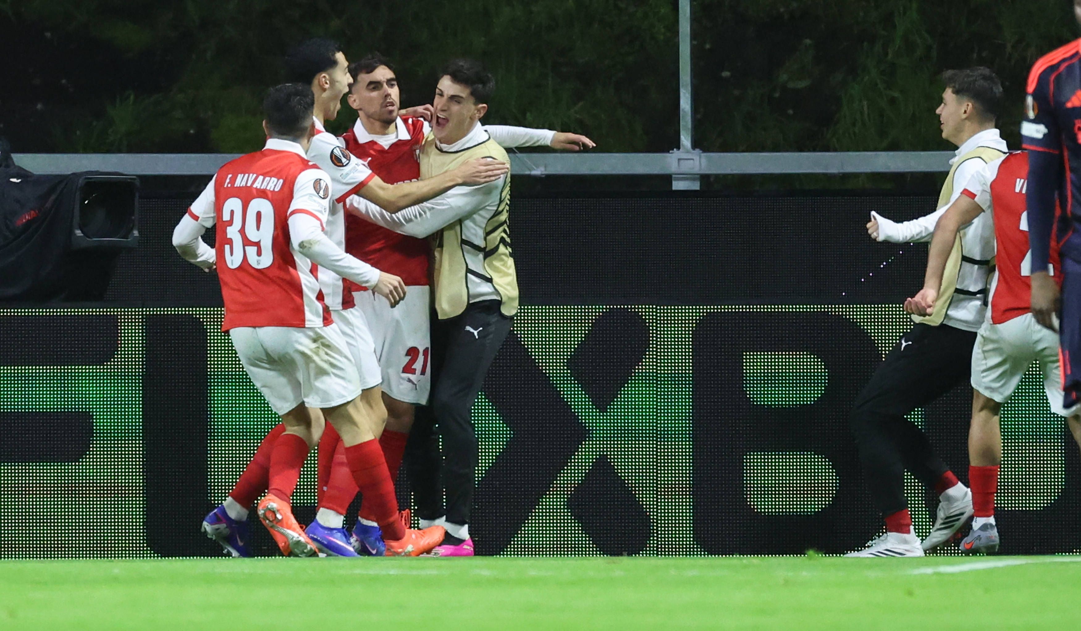 SC Braga está entre as equipas que ainda podem garantir a qualificação direta para os oitavos da Liga Europa e que, caso falhem o acesso direto, têm presença garantida no play-off da fase a eliminar - Foto: IMAGO