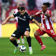 Gelson Martins fez uma assistência na vitória do Olympiakos diante o PAOK