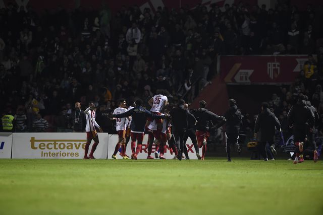 Festejos do Aves SAD aos 90+6'