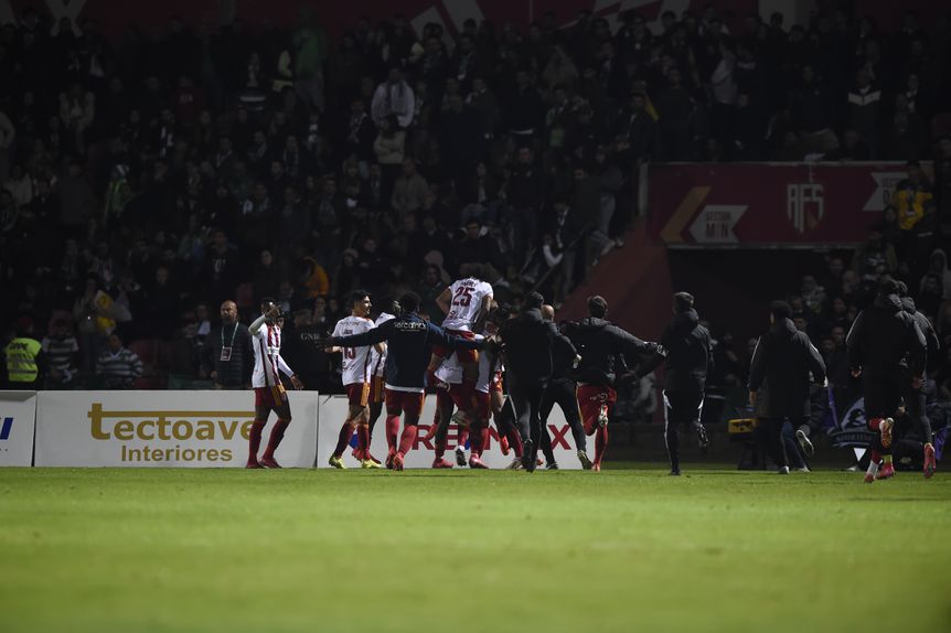 Festejos do Aves SAD aos 90+6'