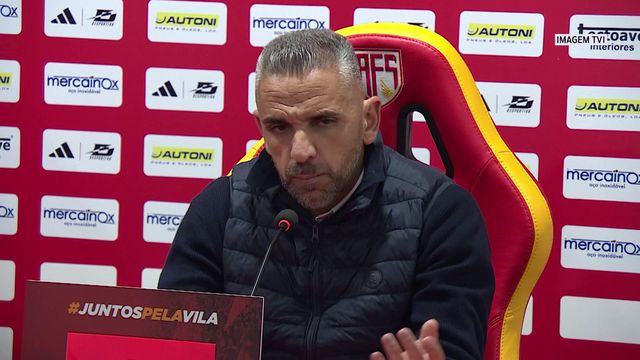 Rui Borges: «É muito castigador este empate e há situações inexplicáveis»