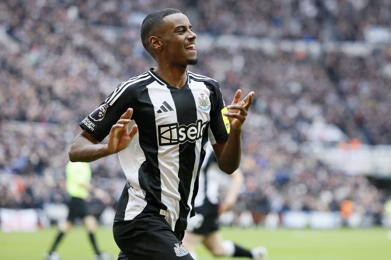 Isak a celebrar mais um golo pelo Newcastle