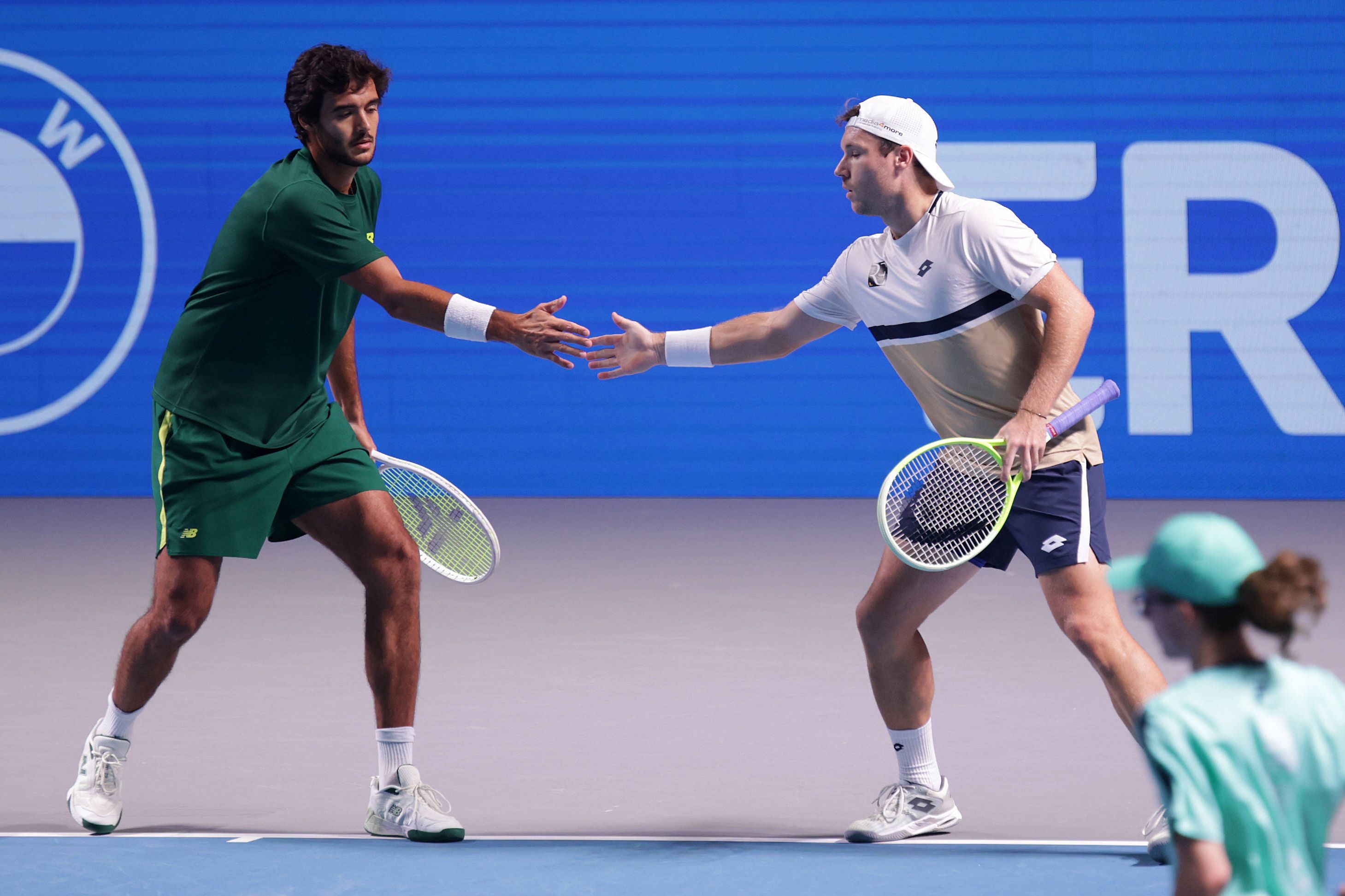 Esta época, Francisco Cabral e Lucas Miedler ainda não foram eliminados numa ronda inaugural     Fotografia Imago