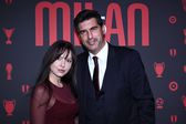 Paulo Fonseca ao lado da sua mulher ucraniana, Kateryna Ostroushko